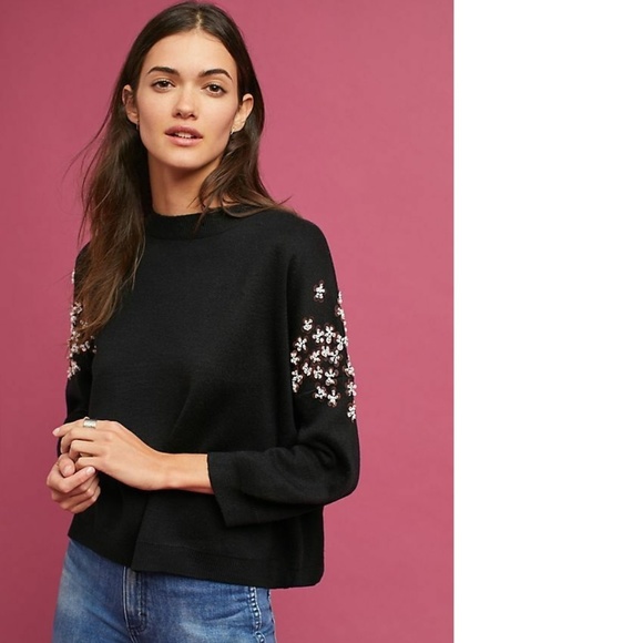 Anthropologie Lili Embellished Pullover new - Picture 2 of 5